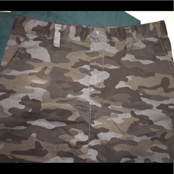 NWT Gap Kids Camo skirt Cardigan Sweater Lot 14 16 - Picture 3 of 5